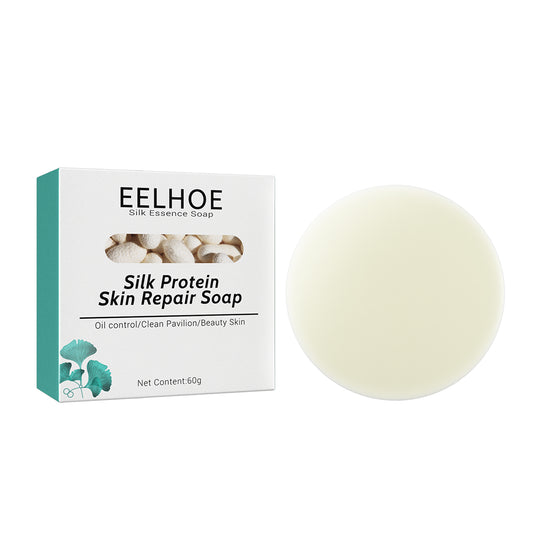 Silk And Goat Milk Handmade Soap, Deep Clean And Repair Skin Moisturizing And Tender Silk And Goat Milk Cleansing Soap 60g round model Health Eprolo https://www.cyberehub.com