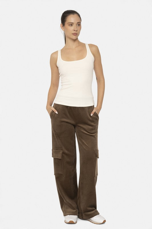 Mono B Elastic Waist Corduroy Cargo Pants Apparel Featured MONO B Ship from USA Tiktok Trendsi USA USPS Walmart Trendsi https://www.cyberehub.com