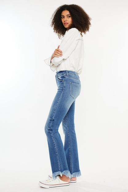 Kancan High Rise Frayed Hem Jeans Bottoms Bottoms Clothing Kancan Pants Ship from USA Women Trendsi https://www.cyberehub.com