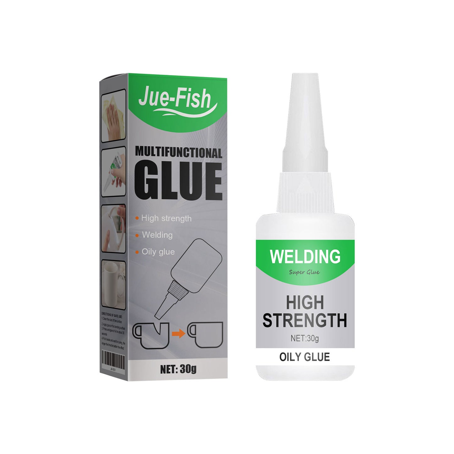 Jue-Fish Multi-Functional Ceramic Waterproof Transparent Glue, Glass Wood Special Quick-Drying Glue Universal Glue Home & Garden Home Goods Eprolo https://www.cyberehub.com