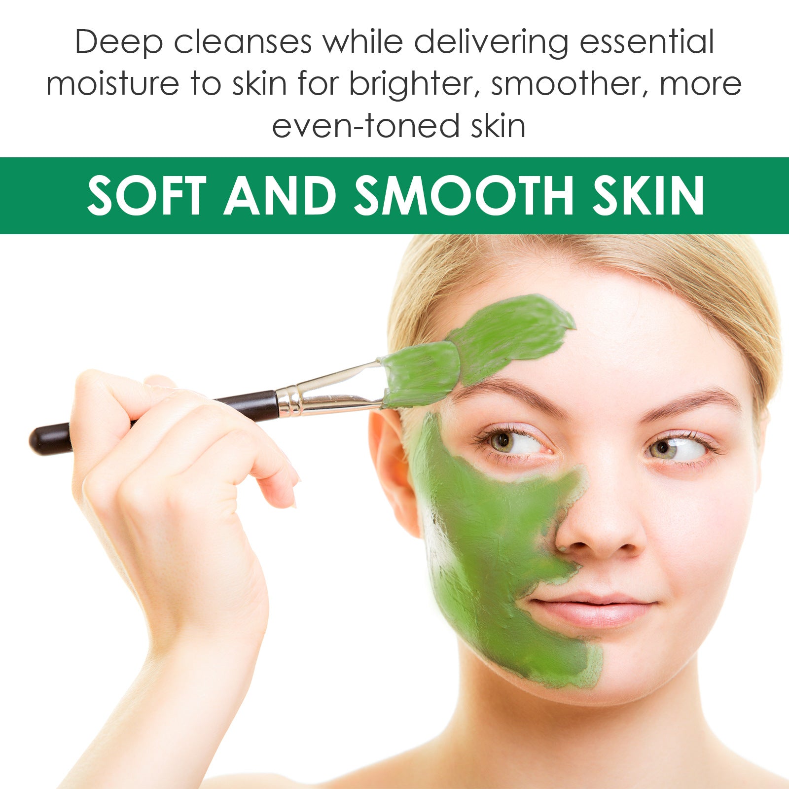 Facial Green Tea Vitamin Cleanse Mask, Facial Acne Deep Moisturizing Smear Delicate Pores Tender Skin Health Eprolo https://www.cyberehub.com