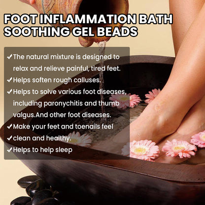Foot Inflammation Bath Soothing Gel Beads, Clean Odor Gray Nail Swelling Repair Bright Nail Care Foot Bath Beads Health Eprolo https://www.cyberehub.com
