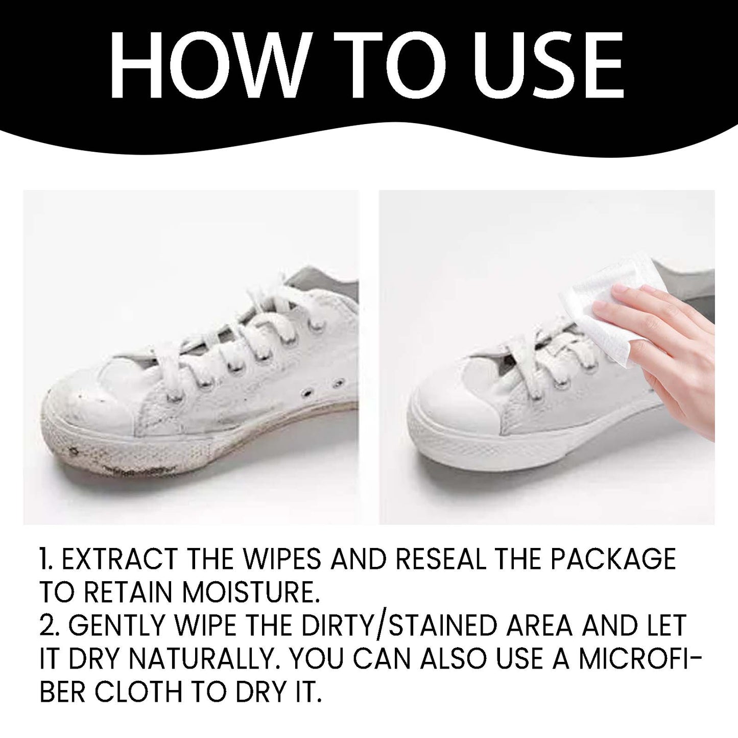 Shoe Wipes, Leather Shoes Sneakers Wallet Leather Sofa Multi-Purpose No-Wash Decontamination Cleaning Wipes Health Eprolo https://www.cyberehub.com
