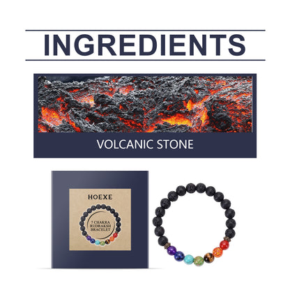 Colorful Volcanic Stone Bracelet Jewelry Beads Bracelet Colorful Volcanic Stone Bracelet Adjustable Braided Beading HOEXE eprolo https://www.cyberehub.com