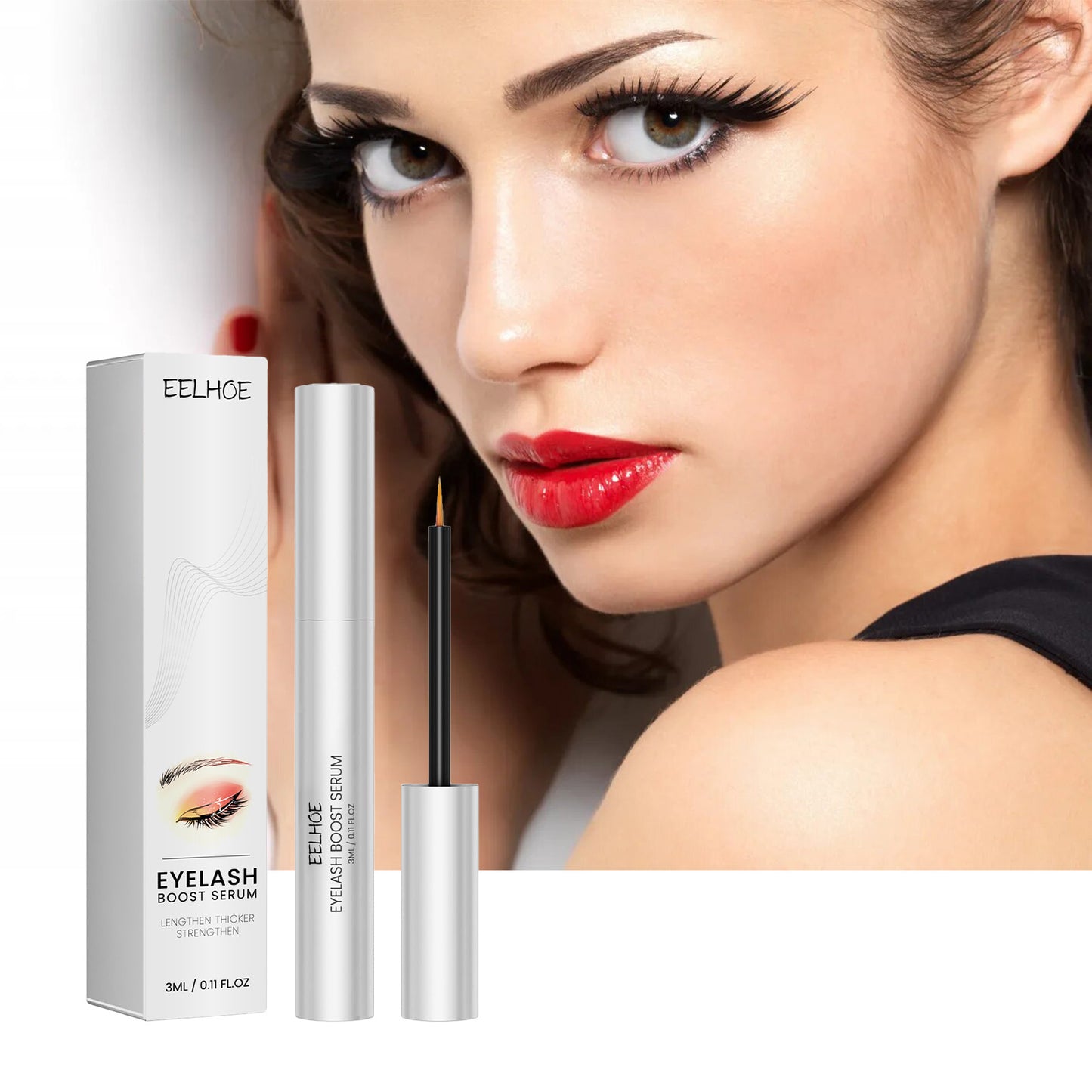 Eyelash Boost Serum, Natural Beauty Slim Long Gentle Thick Black Curl Lasting Without Smudding Mascara Health Eprolo https://www.cyberehub.com