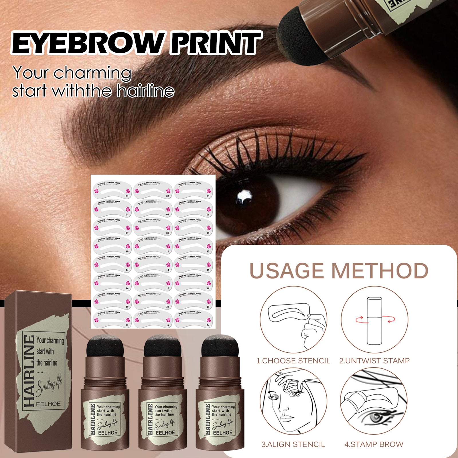 Hairline Brow Print Brow Cake Hairline Brow Print Natural Lazy Eyebrows Quick Makeup Brow Print Health Eprolo https://www.cyberehub.com
