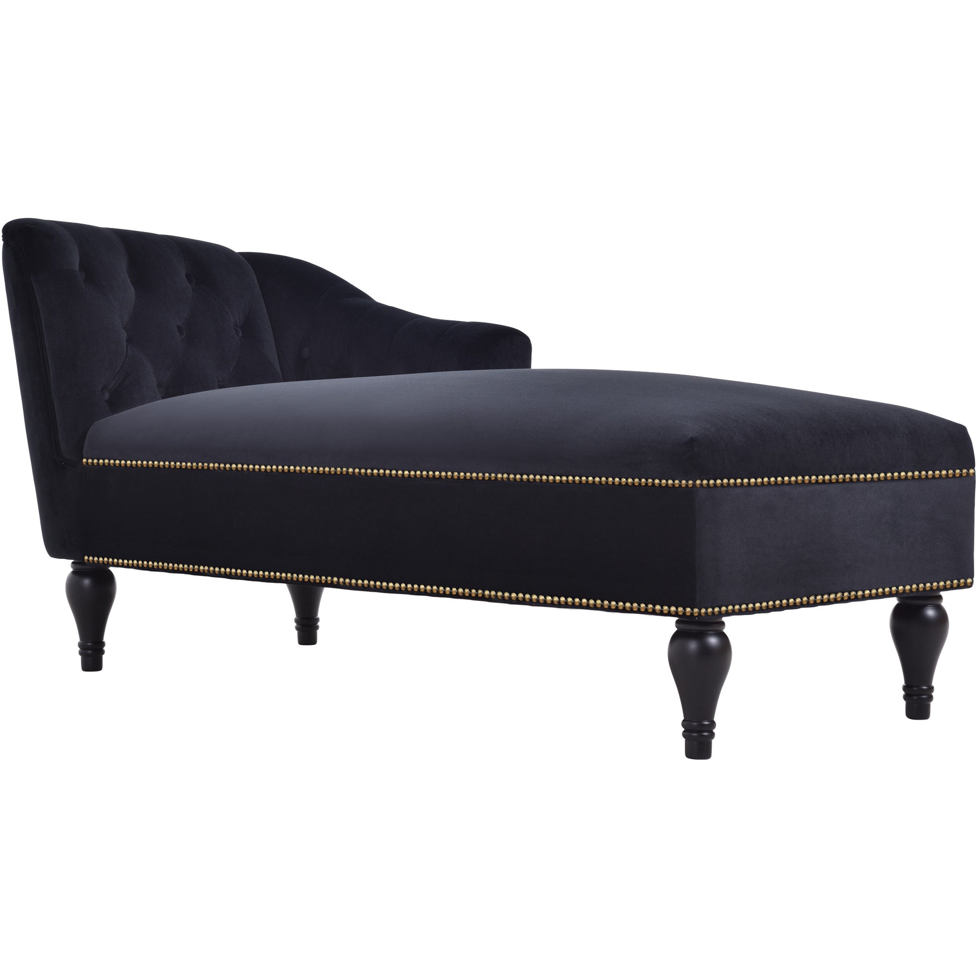 [New+Video] 58''Velvet Chaise Lounge,Button Tufted Right Arm Facing Lounge Chair with Nailhead Trim & Solid Wood Legs for Living Room or Office,Sleeper Lounge Sofa (New style of WF284880AAB) Giga GNJ Home Home & Garden Sofa Walmart Giga https://www.cyberehub.com