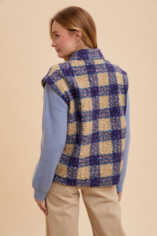 Annie Wear Faux Fur Plaid Button Up Jacket Apparel Annie Wear Apparel Ship from USA TikTok Trendsi Trendsi https://www.cyberehub.com