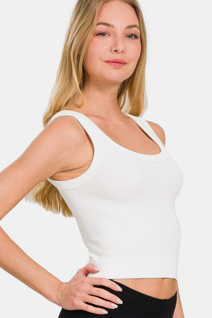 Zenana Ribbed Round Neck Cropped Tank Apparel/Tops Memorial Day Sale Ship from USA TikTok Tops Trendsi USPS Walmart Walmart Apparel Zenana Trendsi https://www.cyberehub.com