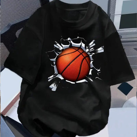 Men's Street 3D Printed Loose T-shirt Football Style Hip Hop Apparel/Shirt/Graphic Shirt SNULLO https://www.cyberehub.com