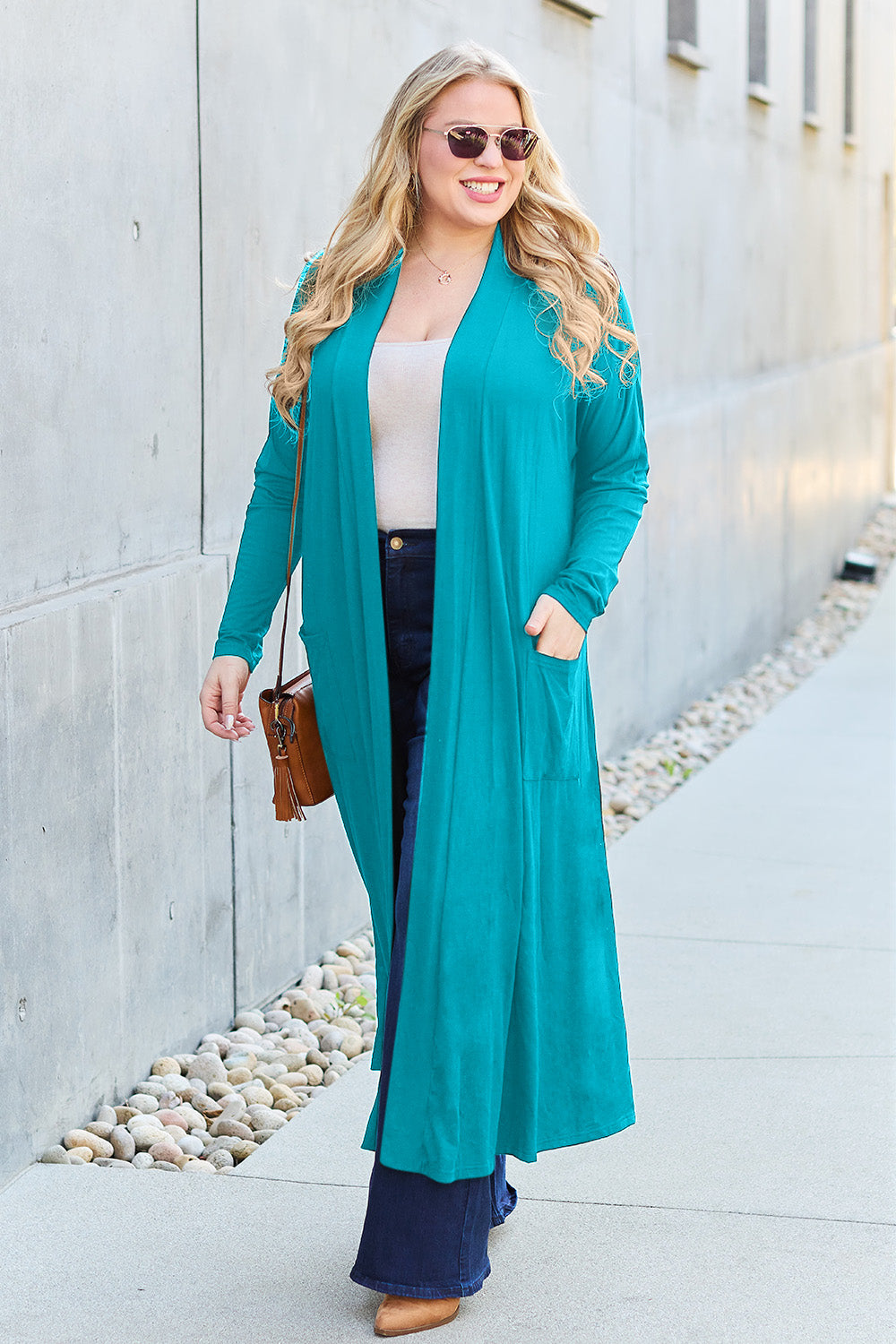 Basic Bae Full Size Open Front Long Sleeve Cover Up Apparel/Tops Basic Bae Memorial Day Sale Ship from USA TikTok Tops Trendsi USPS Walmart Walmart Apparel Trendsi https://www.cyberehub.com