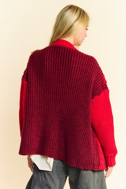 Davi & Dani Cable-Knit Color Block Open Front Cardigan Tops/Jackets/Sweaters Clothing Tops Davi & Dani Ship from USA TikTok Trendsi USPS Walmart Trendsi https://www.cyberehub.com