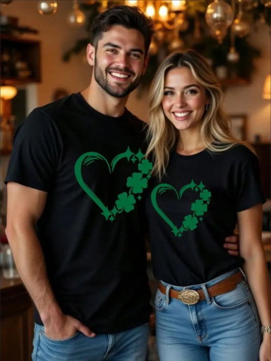 Love Valentine'S Day T-Shirt, Couple T-Shirt, Couple Christmas, Fashion Casual T-Shirt, Short-Sleeved T-Shirt Apparel/Shirt/Graphic Shirt SNULLO https://www.cyberehub.com
