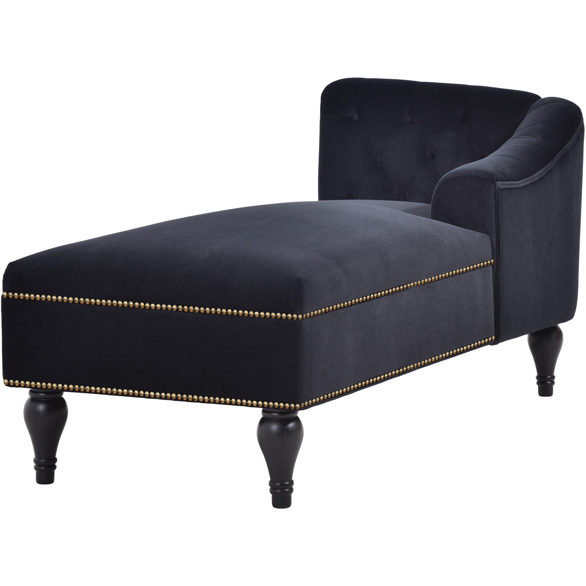 [New+Video] 58''Velvet Chaise Lounge,Button Tufted Right Arm Facing Lounge Chair with Nailhead Trim & Solid Wood Legs for Living Room or Office,Sleeper Lounge Sofa (New style of WF284880AAB) Giga GNJ Home Home & Garden Sofa Walmart Giga https://www.cyberehub.com