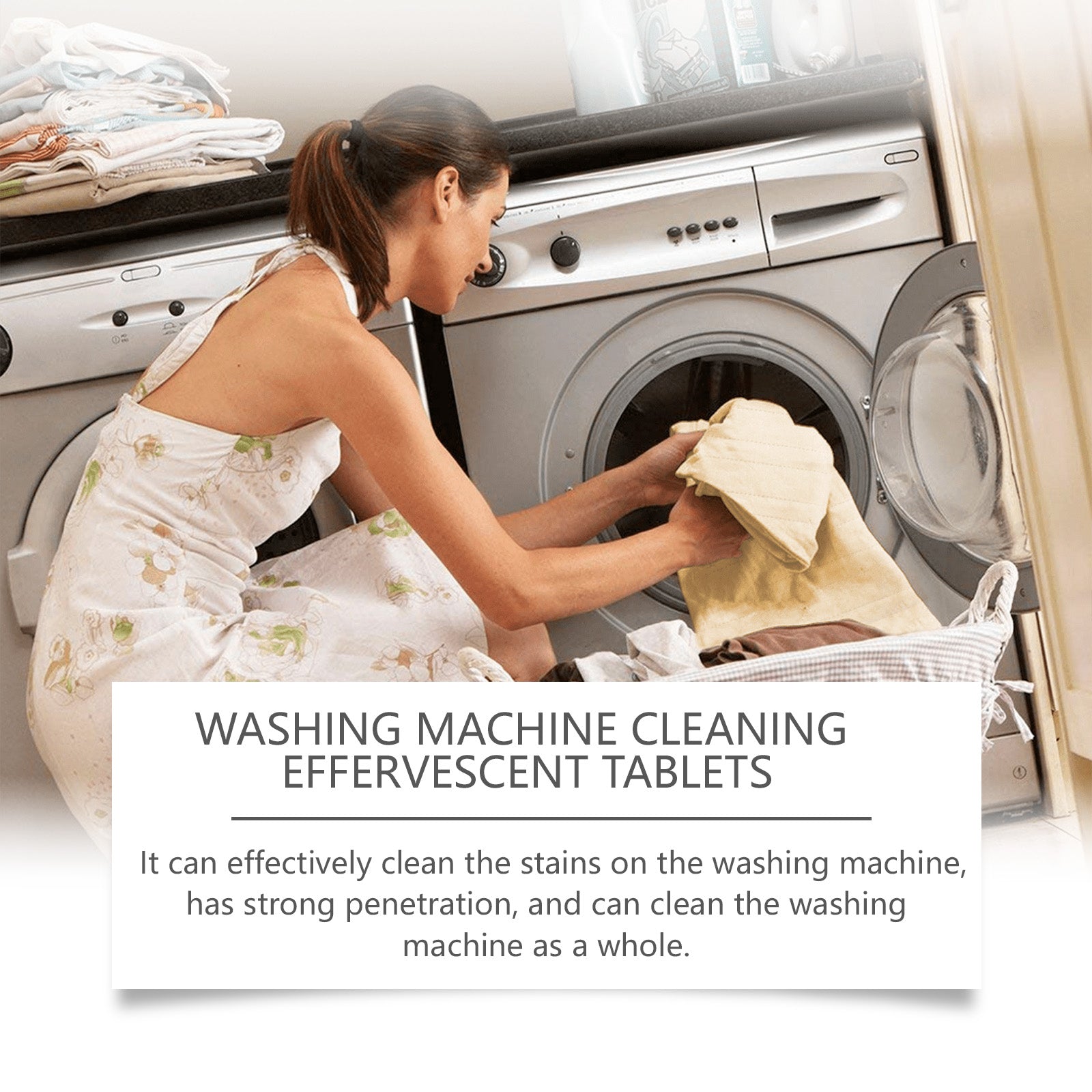 Jakehoe Washing Machine Cleaning Effervescent Sheet Washing Tank Cleaning Dirt, Odor And Fragrance Cleaning Sheet Home & Garden Home Goods Eprolo https://www.cyberehub.com