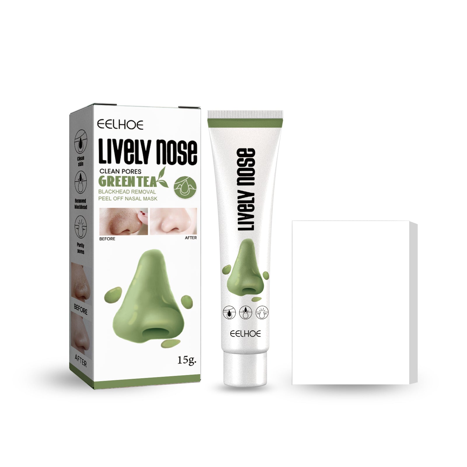 Blackhead Remover Nose Mask, Deeply Cleans And Closes Pore Blackheads And Acne Barbs And Nose Remover Mask default title Health Eprolo https://www.cyberehub.com