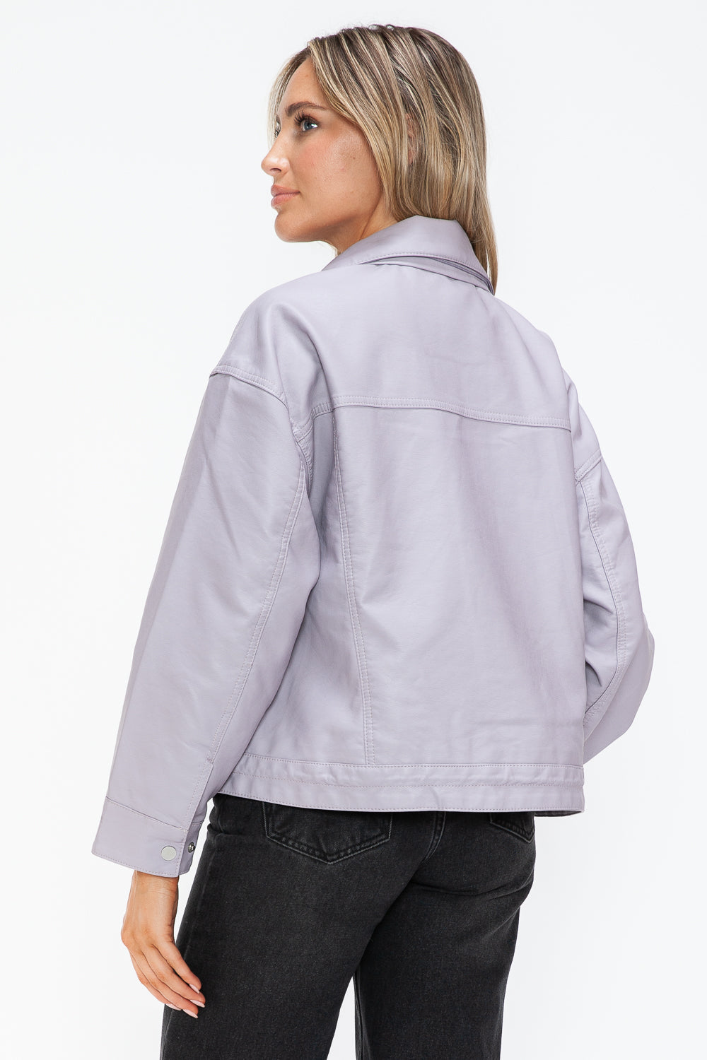 How Dare U Drawstring Hem PU Leather Zip Up Jacket Apparel Featured How Dare U Ship from USA Tiktok Trendsi USA USPS Walmart Trendsi https://www.cyberehub.com