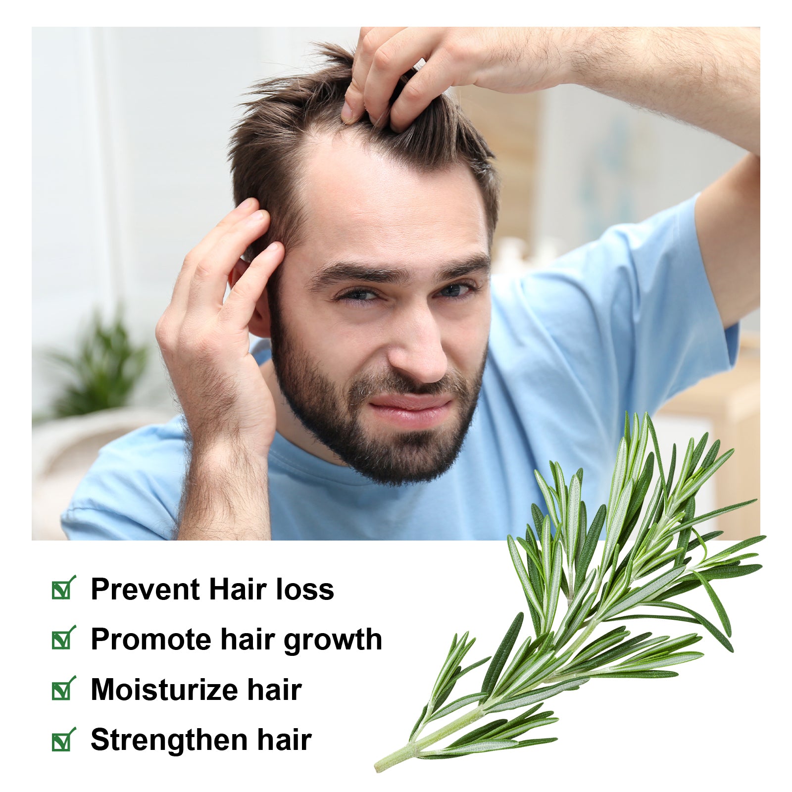 Rosemary Essential Oil, Repair Solid Hair Strong And Moisturizing Hair Roots Thick And Supple Hair Care Essential Oil Health & Beauty Health Eprolo https://www.cyberehub.com