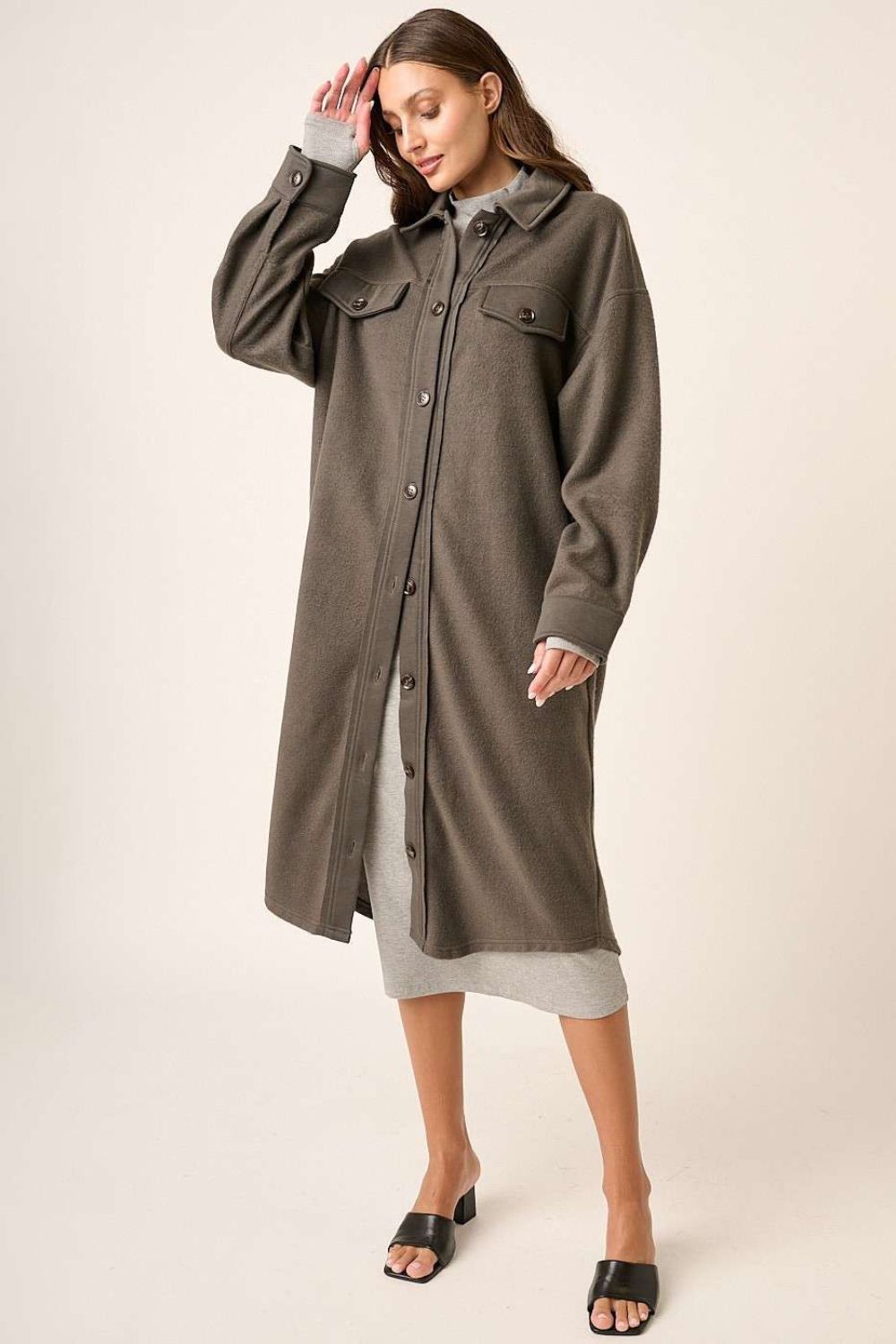 Mittoshop Button Up Drop Shoulder French Terry Longline Jacket Apparel Apparel Mittoshop Ship from USA TikTok Trendsi Trendsi https://www.cyberehub.com