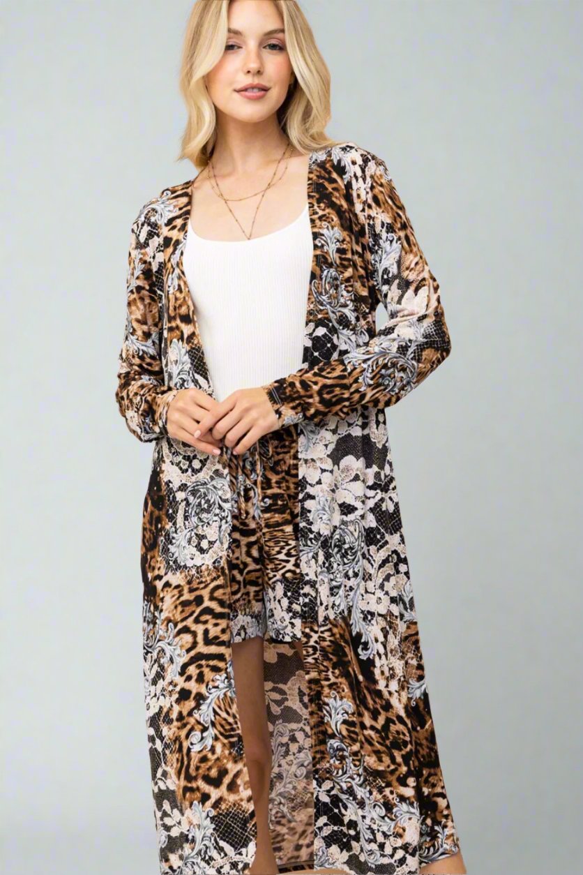 And The Why Leopard Kimono Open Front Longline Cardigan Shirt And The Why Apparel Clothing Tops Ship from USA Shirts USA Women Trendsi https://www.cyberehub.com