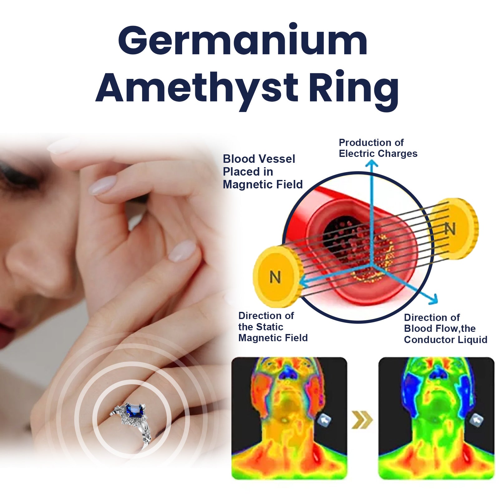 Germanium Amethyst Ring, Ring Simple Everything Fashion Pieces Fashion Clothing With Couple Ring HOEXE eprolo https://www.cyberehub.com