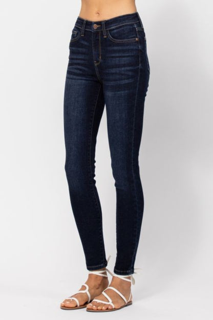 Judy Blue Full Size High Waist Handsand Skinny Jeans Bottoms Bottoms Clothing Judy Blue Ship from USA Women Trendsi https://www.cyberehub.com
