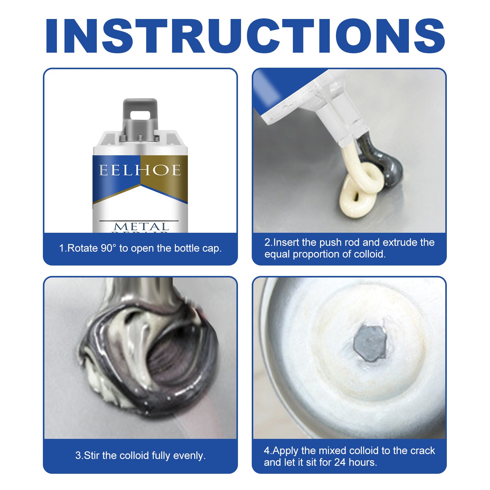 EELHOE Metal Repair Glue, Crack Filling And Leak Plugging Quick Dry Crack High Temperature Welding Metal Repair Agent Home & Garden Home Goods Eprolo https://www.cyberehub.com