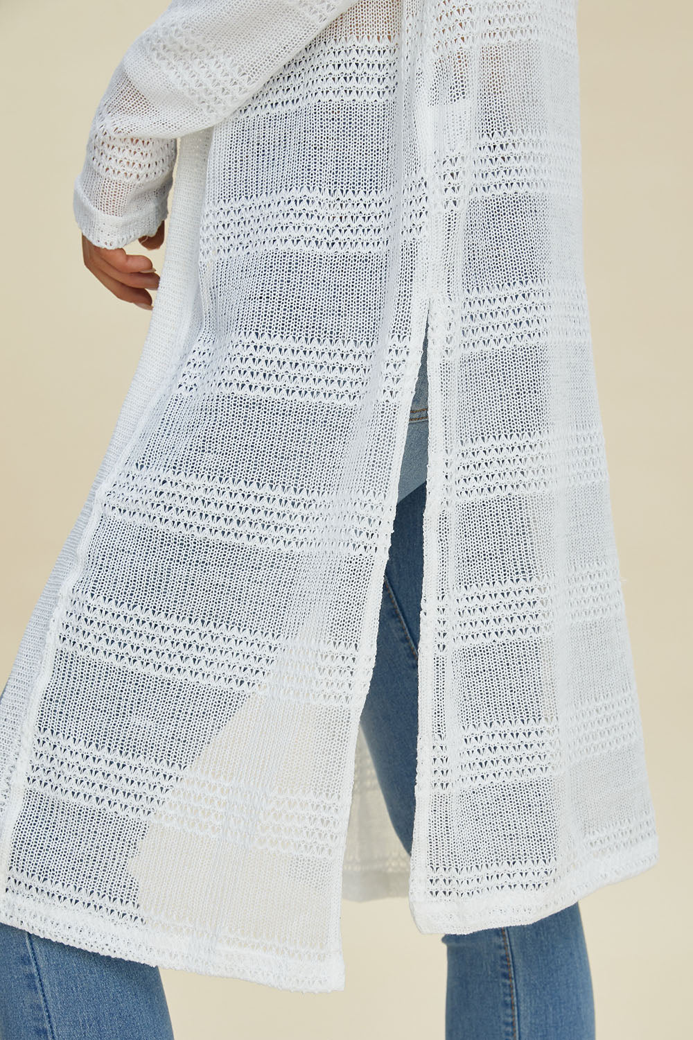 Double Take Full Size Open Front Longline Cardigan Shirt Apparel Clothing Tops Double Take Ship from USA Shirts USA Women Trendsi https://www.cyberehub.com
