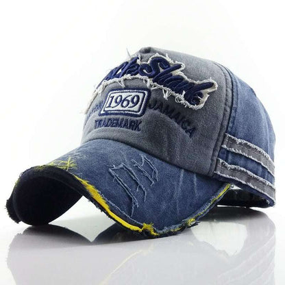 Old worn-out baseball cap 1969 letter hat Navy Blue Apparel/Hat CJ Hat Ship From China CJ https://www.cyberehub.com