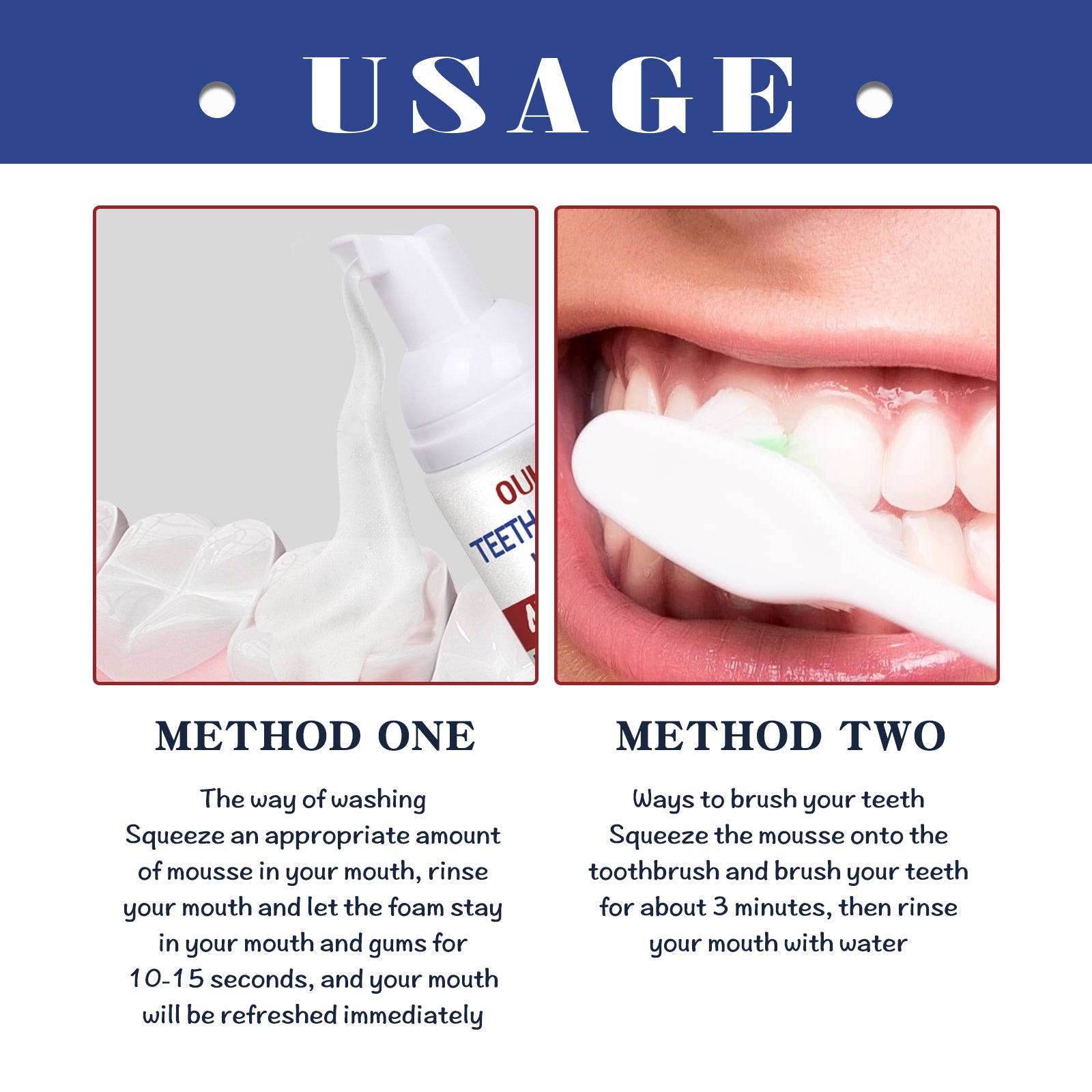 Tooth Cleaning Mousse, Mouth Clean Fresh Bright White Anti-decay Foam Toothpaste Health Eprolo https://www.cyberehub.com