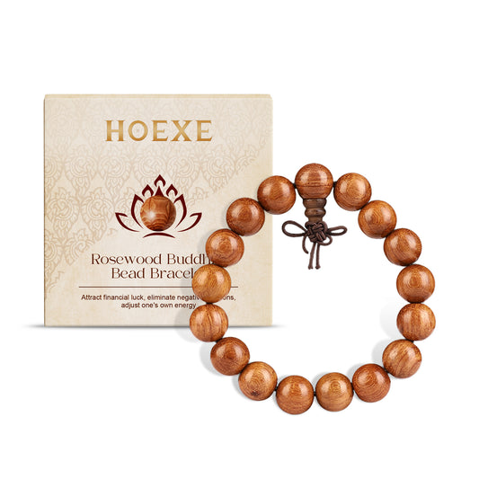 Rosewood Buddha Bead Bracelet Daily Simple Fashion Design Bracelet Personality All-In-One Beaded Bracelet HOEXE eprolo https://www.cyberehub.com