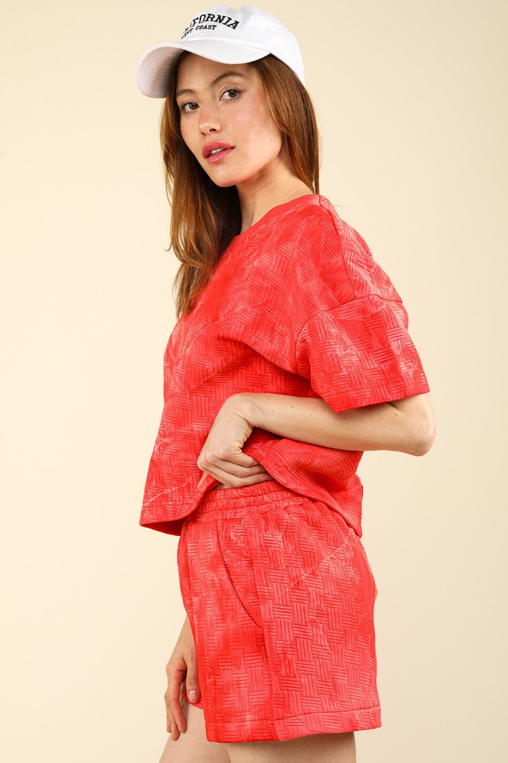 VERY J Quilted Washed Crop Top and Shorts Set Tops/Jackets/Sweaters Clothing Tops Ship from USA TikTok Trendsi USPS VERY J Walmart Trendsi https://www.cyberehub.com