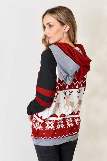 Double Take Full Size Christmas Drawstring Long Sleeve Hoodie Apparel/Tops Doorbusters Double Take Ship from USA TikTok Tops Trendsi USPS Walmart Walmart Apparel Trendsi https://www.cyberehub.com
