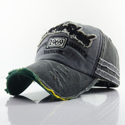 Old worn-out baseball cap 1969 letter hat Black Apparel/Hat CJ Hat Ship From China CJ https://www.cyberehub.com