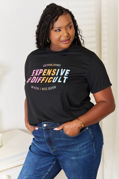 Simply Love Slogan Graphic Cuffed Sleeve T-Shirt Apparel/Tops Mother's Day Sale Ship from USA Simply Love TikTok Tops Trendsi USPS Walmart Walmart Apparel Trendsi https://www.cyberehub.com