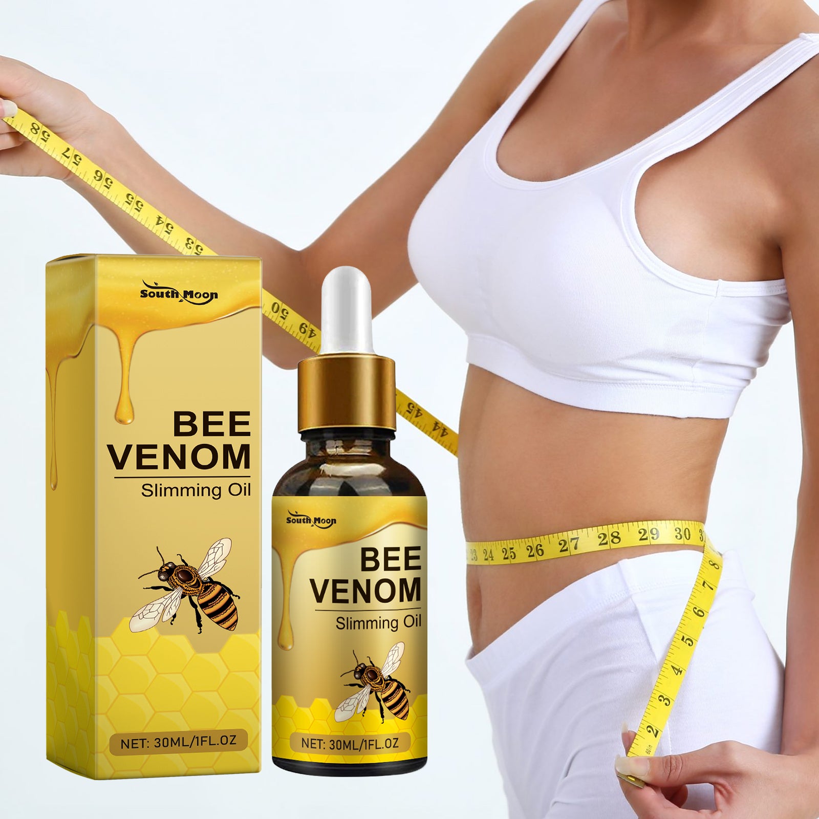 South moon Bee Venom Slimming Oil, Shaping And Firming Skin Curves Figure Slimming Body Shaping Essential Oil Health Eprolo https://www.cyberehub.com