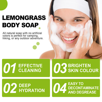 Citronella Bath Soap Gently Cleanses Skin, Lightening Acne Mark, Hydrating Oil Control Whitening Non-Sticky Soap Health Eprolo https://www.cyberehub.com