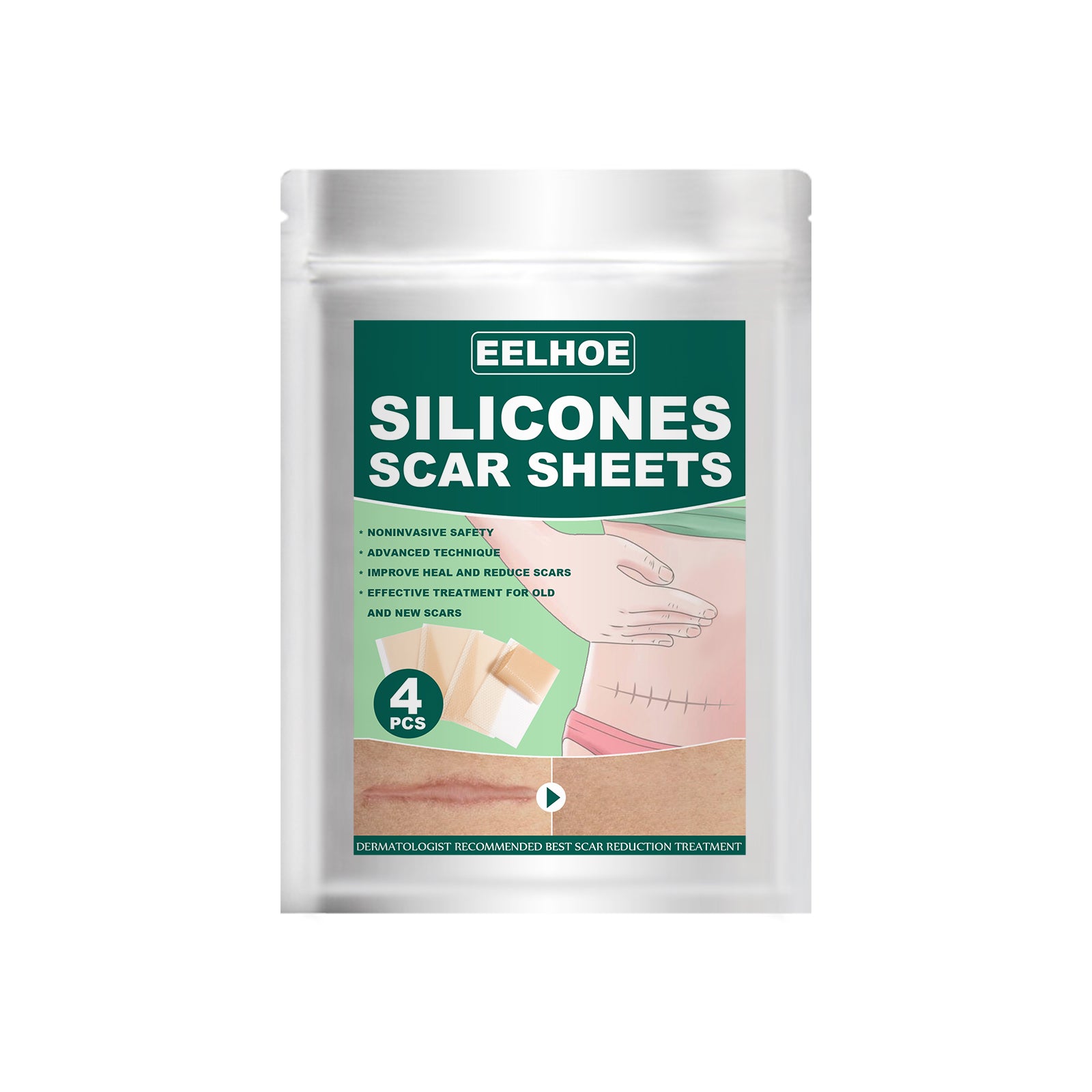 Silicone Gel Repair Patch, Fade Marks Transparent Care Skin Repair Patch default title Health Eprolo https://www.cyberehub.com