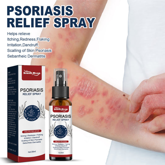 Psoriasis Relief Spray, Relieve Skin, Hands And Feet Redness Peeling Itch Repair External Care default title Health Eprolo https://www.cyberehub.com