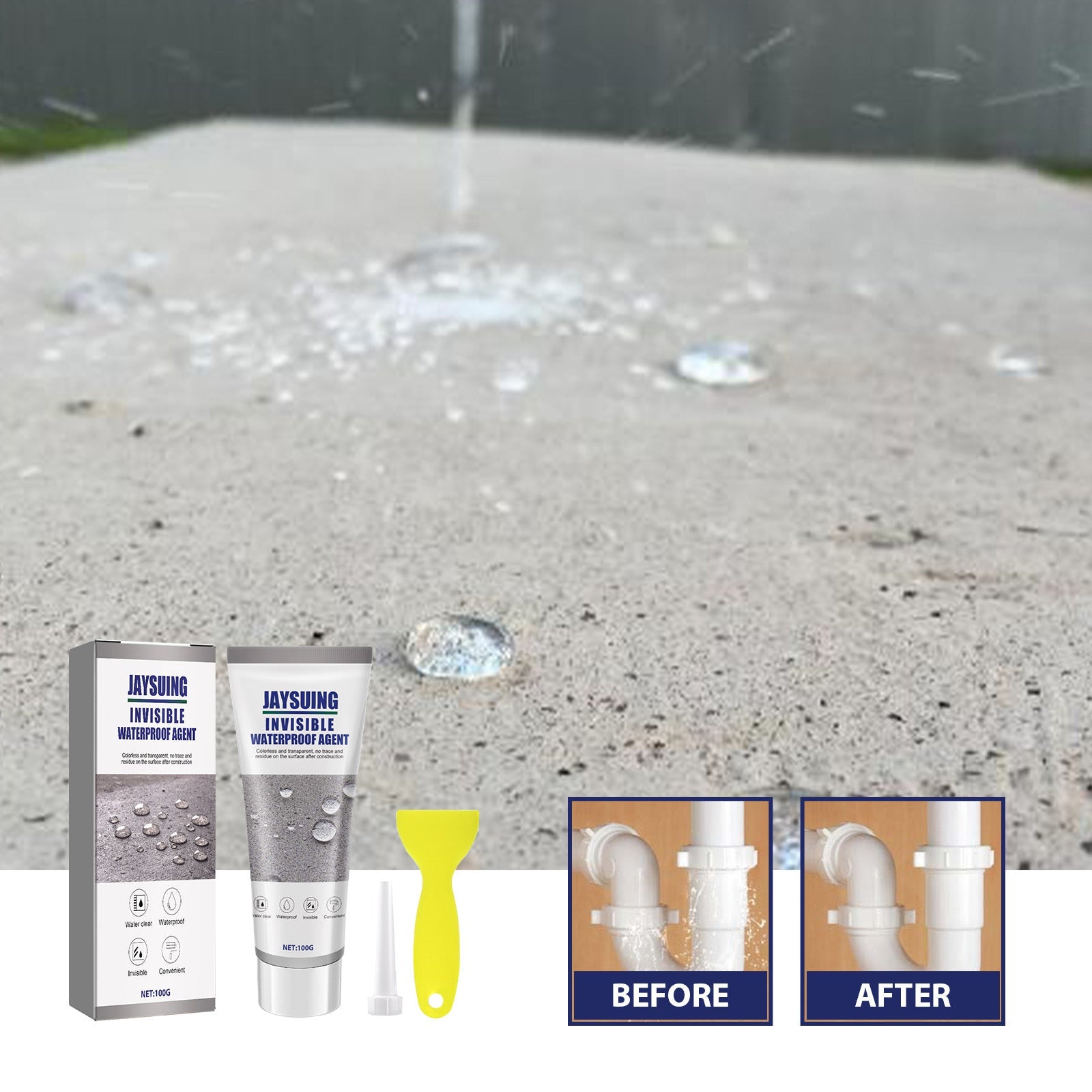 External Wall And Roof Tile Water Pipe Leak Sealant Home & Garden Under 10 UniversalMaax https://www.cyberehub.com