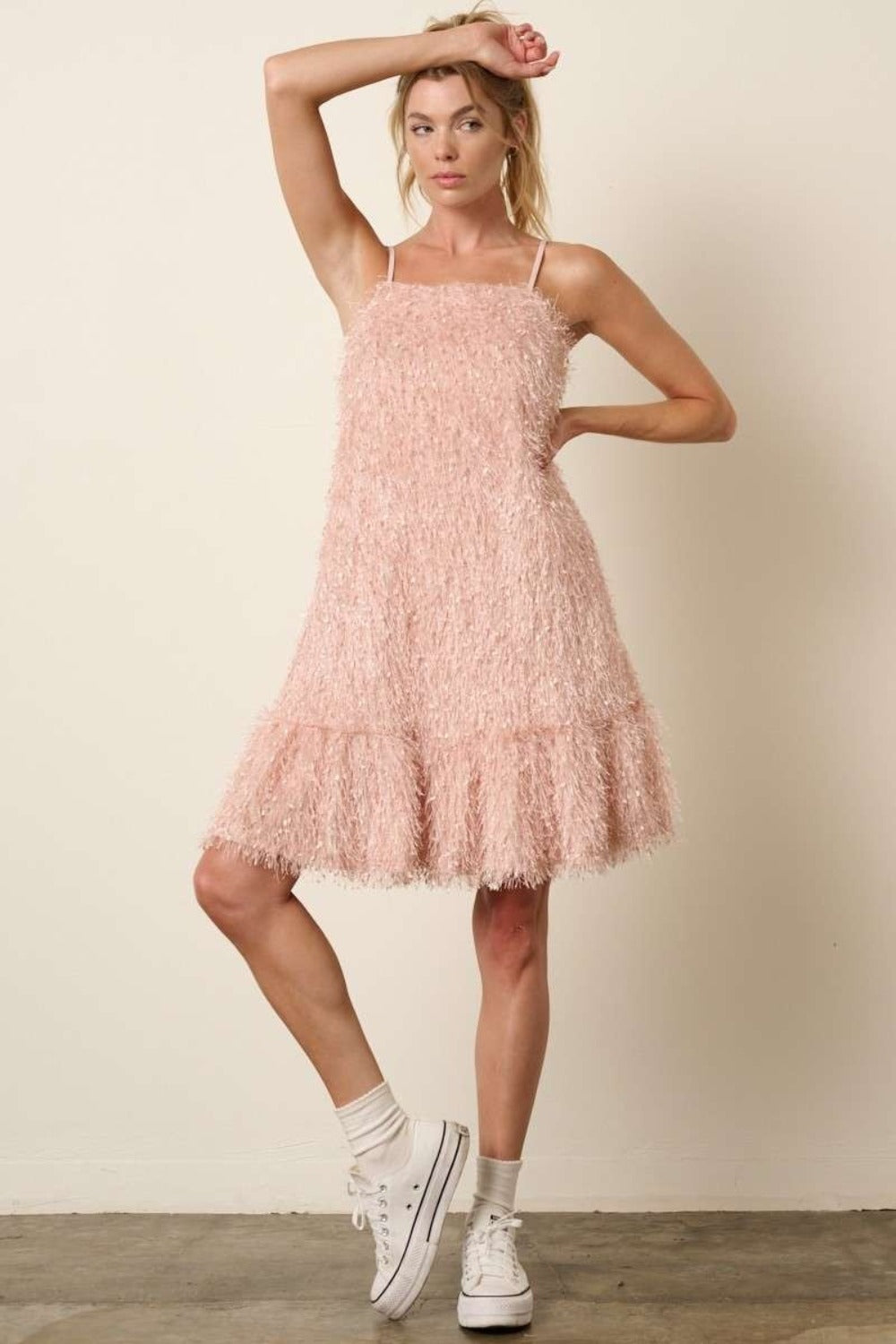 Mittoshop Feather Ruffle Hem Mini Cami Dress Apparel/Dress Dress Mittoshop Ship from USA TikTok Trendsi USPS Walmart Walmart Apparel Trendsi https://www.cyberehub.com