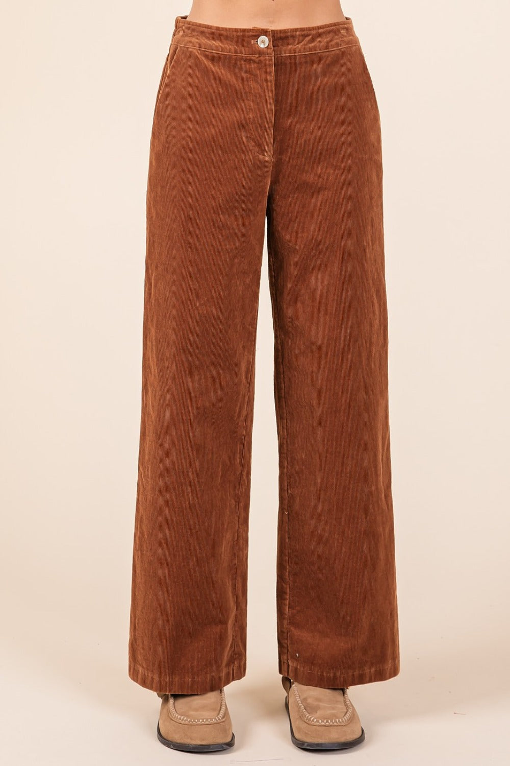 Mittoshop Corduroy Back Elastic Waist Pants Bottoms Bottoms Clothing Mittoshop Ship from USA Women Trendsi https://www.cyberehub.com