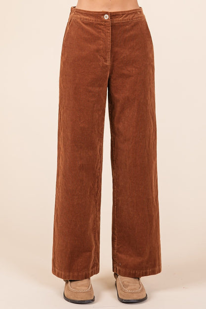 Mittoshop Corduroy Back Elastic Waist Pants Bottoms Bottoms Clothing Mittoshop Ship from USA Women Trendsi https://www.cyberehub.com