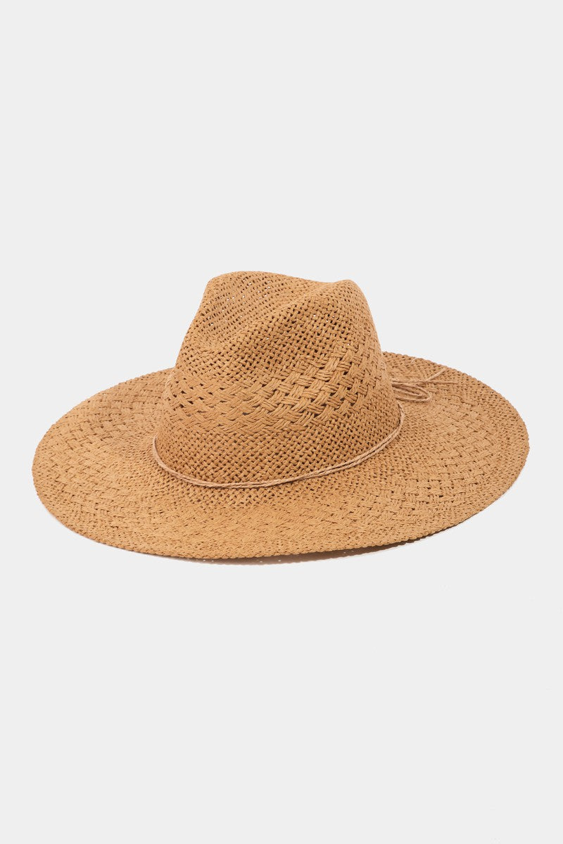 Fame Straw Braided Sun Hat KA One Size Fame Accessories Ship from USA TikTok USA Trendsi https://www.cyberehub.com