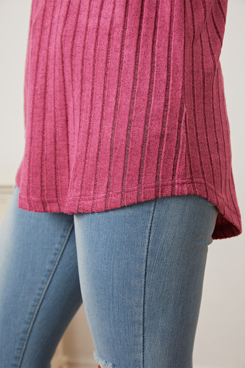 Basic Bae Full Size Ribbed Thumbhole Sleeve T-Shirt Apparel/Tops Basic Bae Ship from USA TikTok Tops Trendsi USPS Walmart Walmart Apparel Trendsi https://www.cyberehub.com