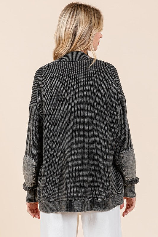 Mittoshop Contrast Patch Open Front Mineral Wash Cardigan Tops/Jackets/Sweaters Clothing Tops Mittoshop Ship from USA TikTok Trendsi USPS Walmart Trendsi https://www.cyberehub.com