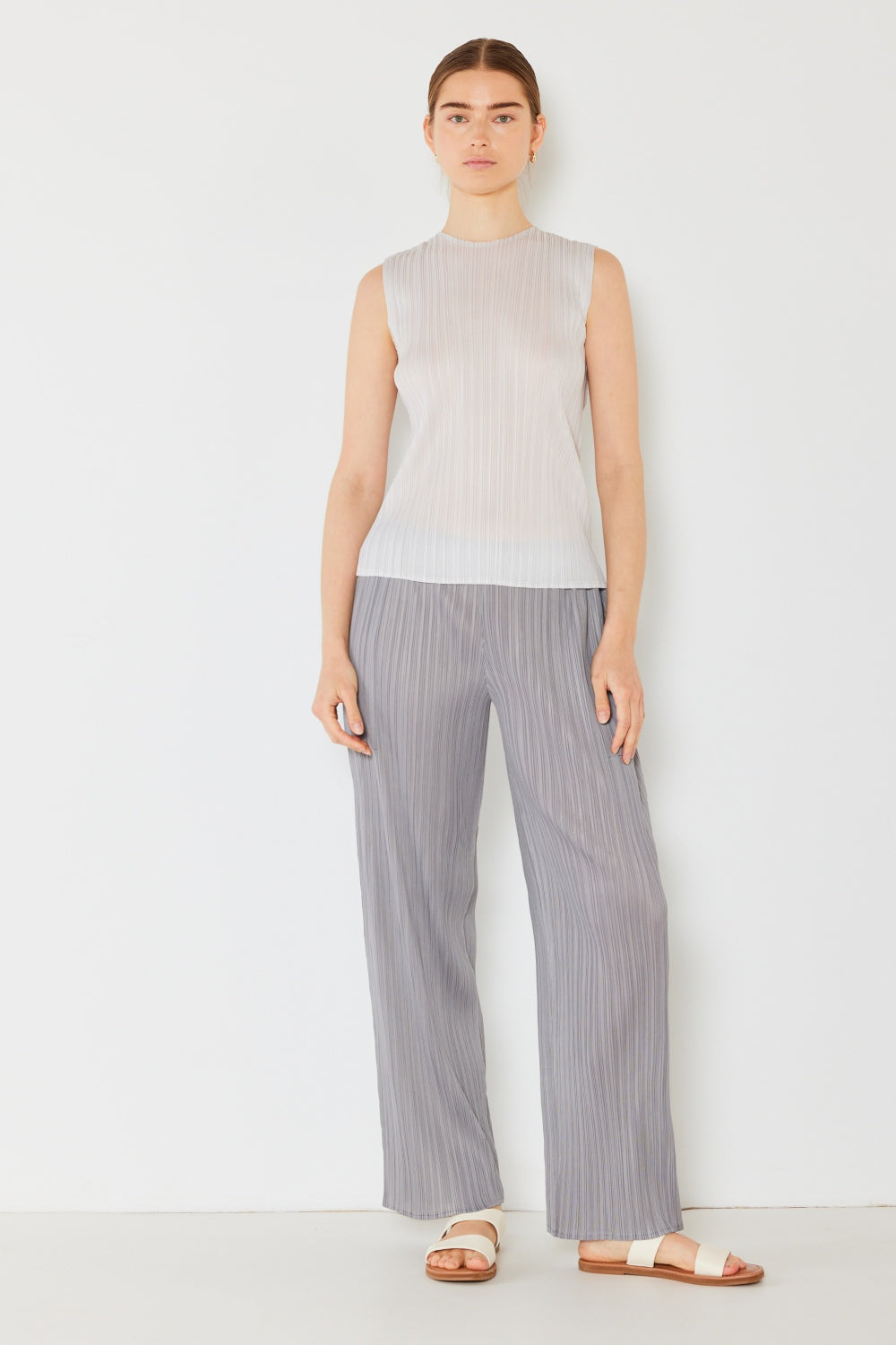 Marina West Swim Pleated Sleeveless Crewneck Tank Apparel/Tops Marina West Swim Ship from USA TikTok Tops Trendsi USPS Walmart Walmart Apparel Trendsi https://www.cyberehub.com