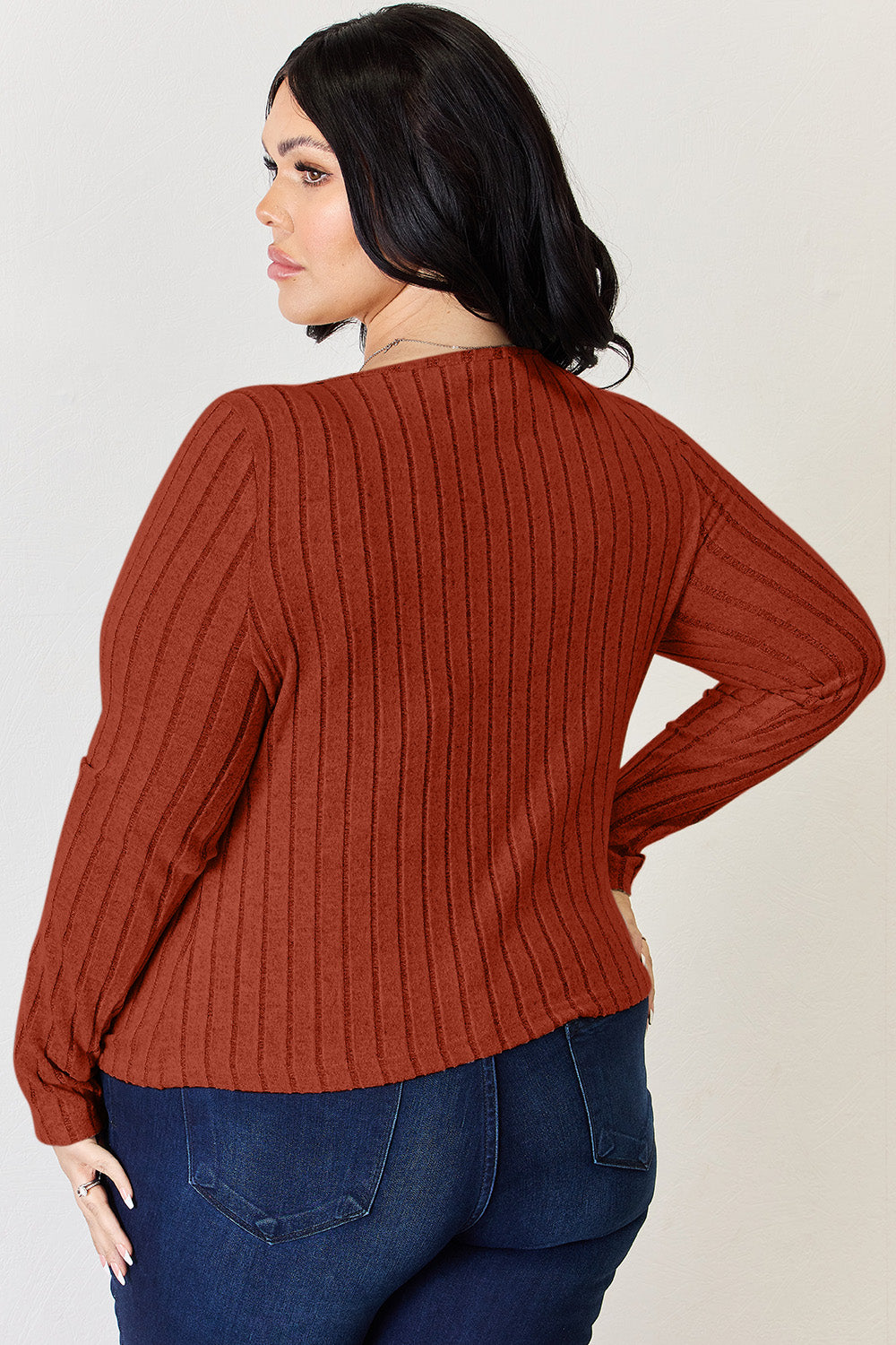 Basic Bae Full Size Ribbed Long Sleeve T-Shirt Apparel/Tops Basic Bae Ship from USA TikTok Tops Trendsi USPS Walmart Walmart Apparel Trendsi https://www.cyberehub.com