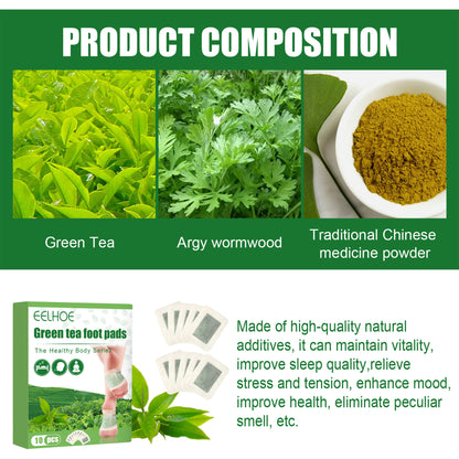 Green Tea Foot Patch, Improves Sleep Quality And Relieves Muscle Tension And Body Stress Foot Care Patch Health Eprolo https://www.cyberehub.com