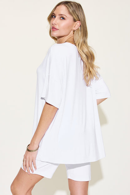 Basic Bae Full Size V-Neck Drop Shoulder T-Shirt and Shorts Set Apparel/Tops Basic Bae Ship from USA TikTok Tops Trendsi USPS Walmart Walmart Apparel Trendsi https://www.cyberehub.com